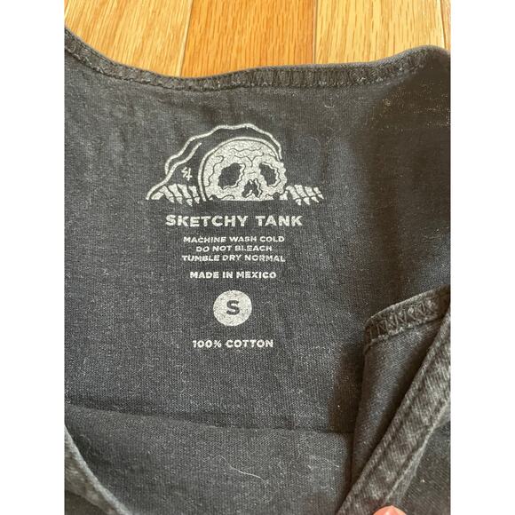 Steve Nazar Sketchy Tank Black Tank Size Small - Picture 3 of 3